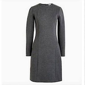 J Crew Gray pints sheath dress, backzip, in size 2